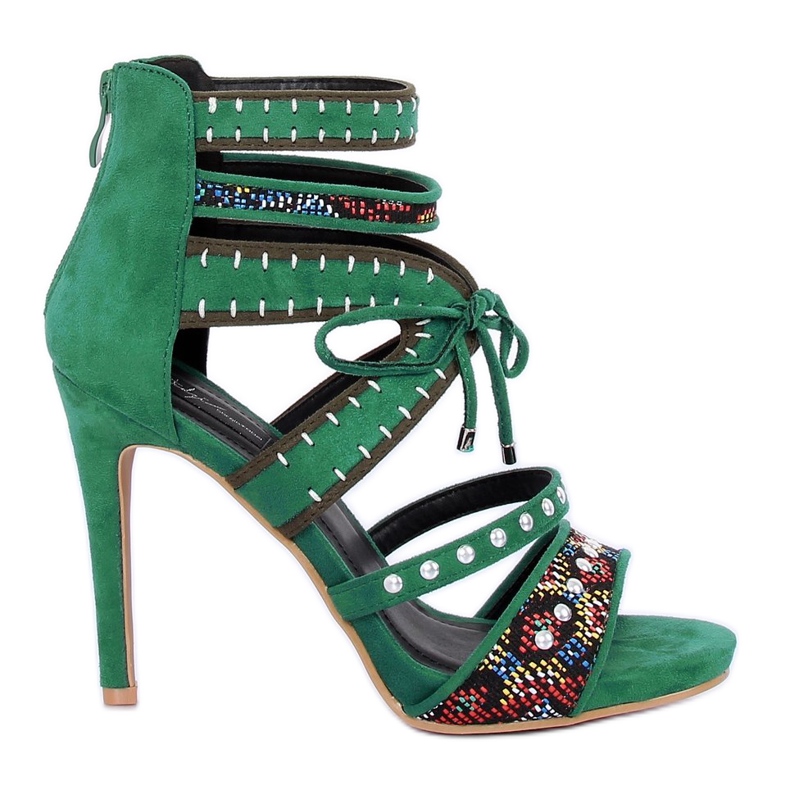 Sandali gladiatore verdi MT029 Green verde