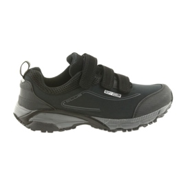 American Club Scarpe sportive da donna ADI con velcro americano soft-shell impermeabile WT08/19 nero