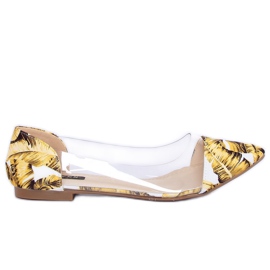 Ballerine gialle trasparenti 333-60 Giallo