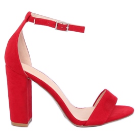 Sandali sul palo rosso Y2385-27 Rosso