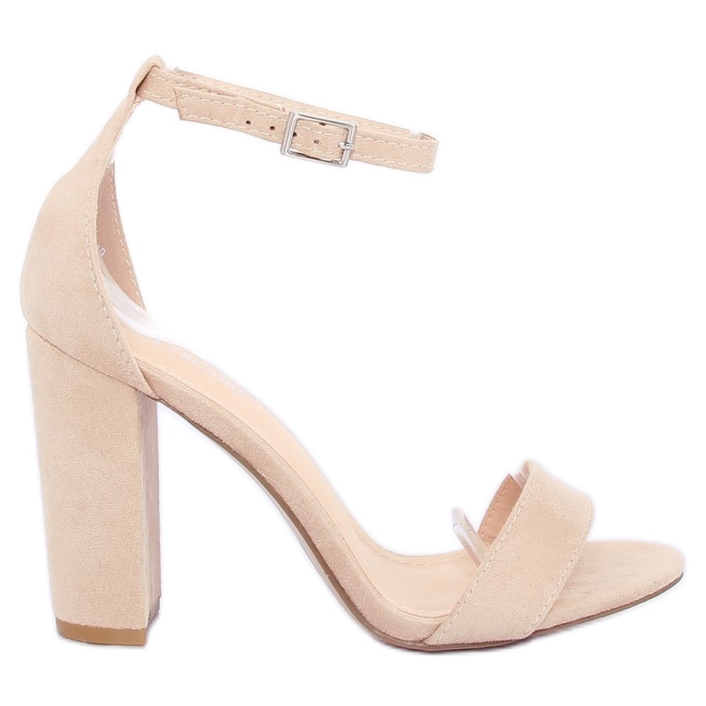 Sandali sul palo beige Y2385-27 Beige
