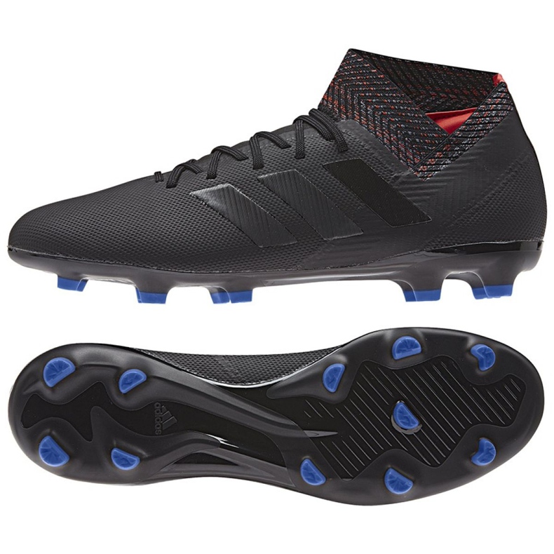 Scarpe da calcio Adidas Nemeziz 18.3 Fg M D97981 multicolore nero