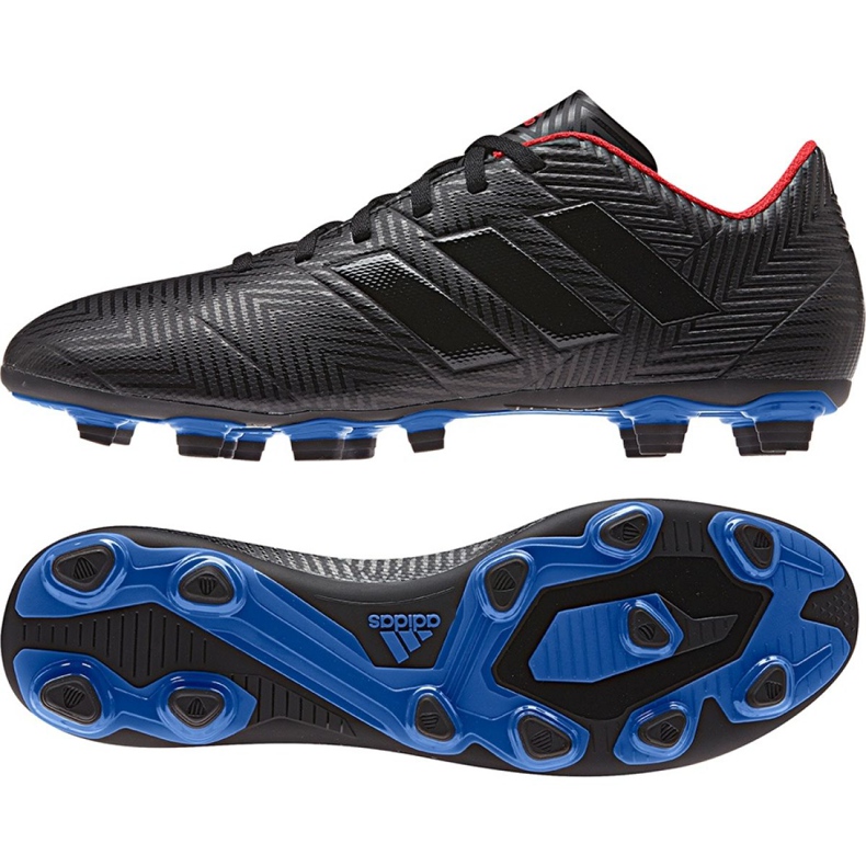 Scarpe da calcio Adidas Nemeziz 18.4 FxG M D97991 multicolore nero