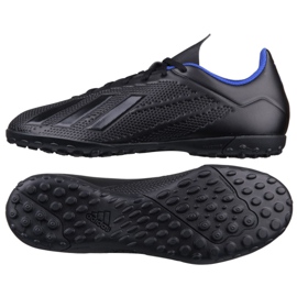 Scarpe da calcio Adidas X 18.4 Tf M G28979 nero nero