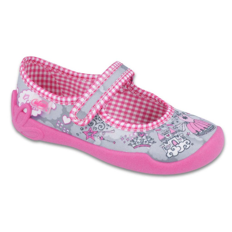 Scarpe per bambini Befado 114X332 grigio rosa
