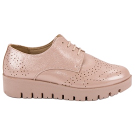 Comer Scarpe stringate rosa