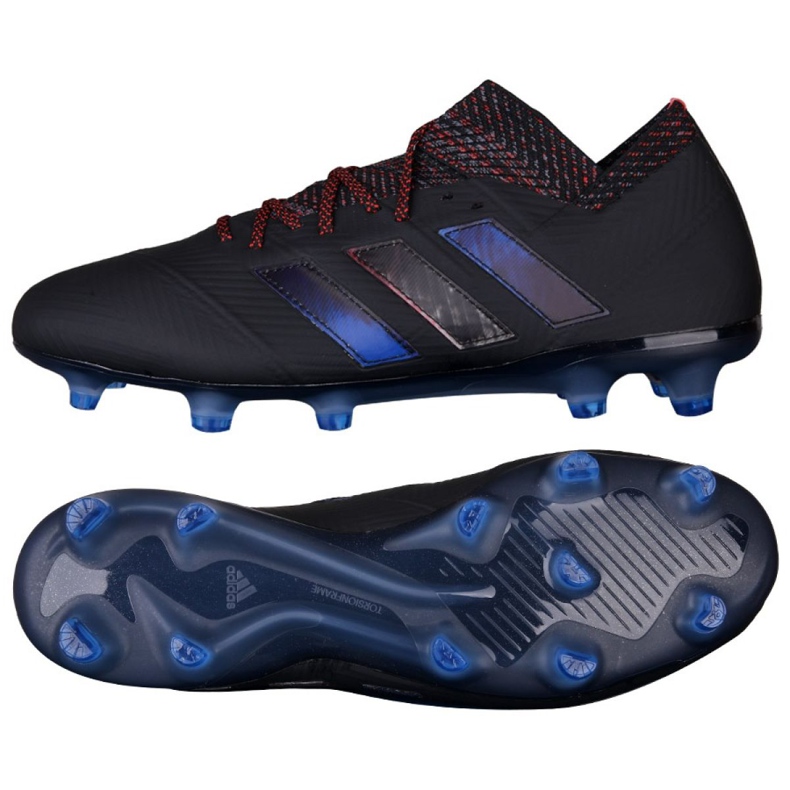 Scarpe da calcio Adidas Nemeziz 18.1 Fg M D98007 nero nero