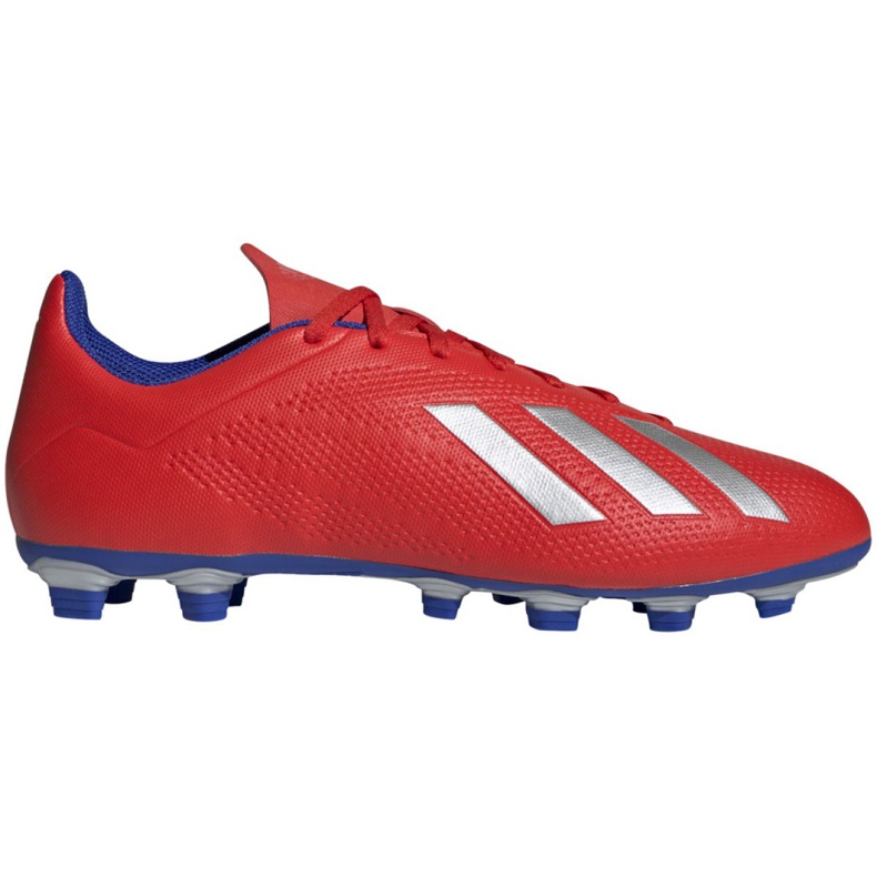 Scarpe da calcio Adidas X 18.4 Fg M BB9376 multicolore rosso