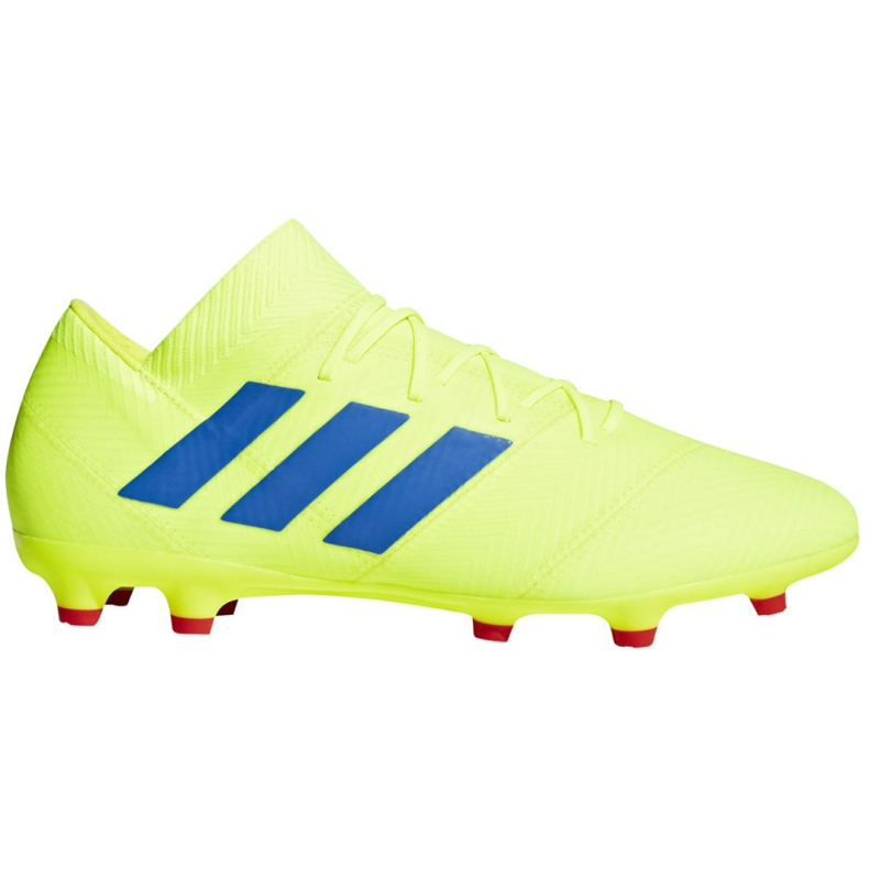 Scarpe da calcio Adidas Nemeziz 18.2 Fg M BB9431 giallo giallo