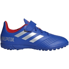 Scarpe da calcio Adidas Predator 19.4 Tf Jr CM8559 blu blu