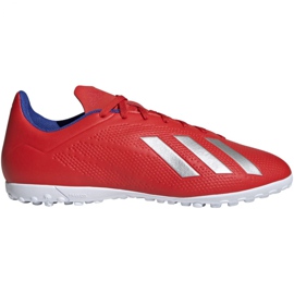 Scarpe da calcio Adidas X 18.4 Tf M BB9413 multicolore rosso