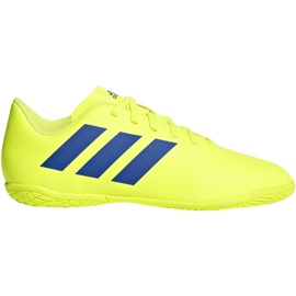 Scarpe indoor adidas Nemeziz 18.4 In Jr CM8519 giallo giallo