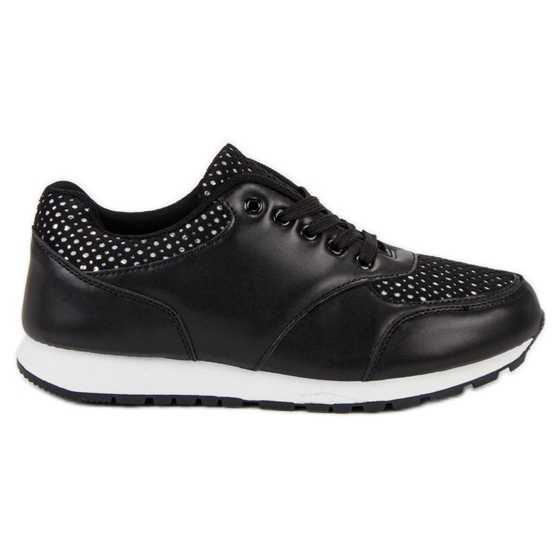 Scarpe sportive con rete nero