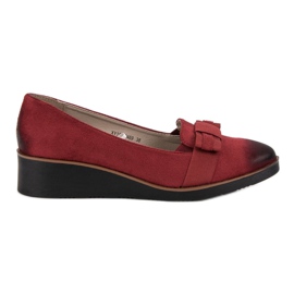 Décolleté Con Fiocco VINCEZA rosso