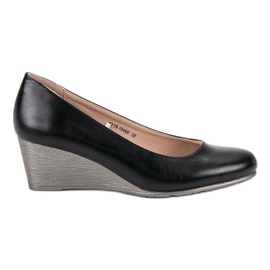 Décolleté classiche sulla zeppa VINCEZA nero