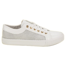 Sneakers Basse Con Rete bianco