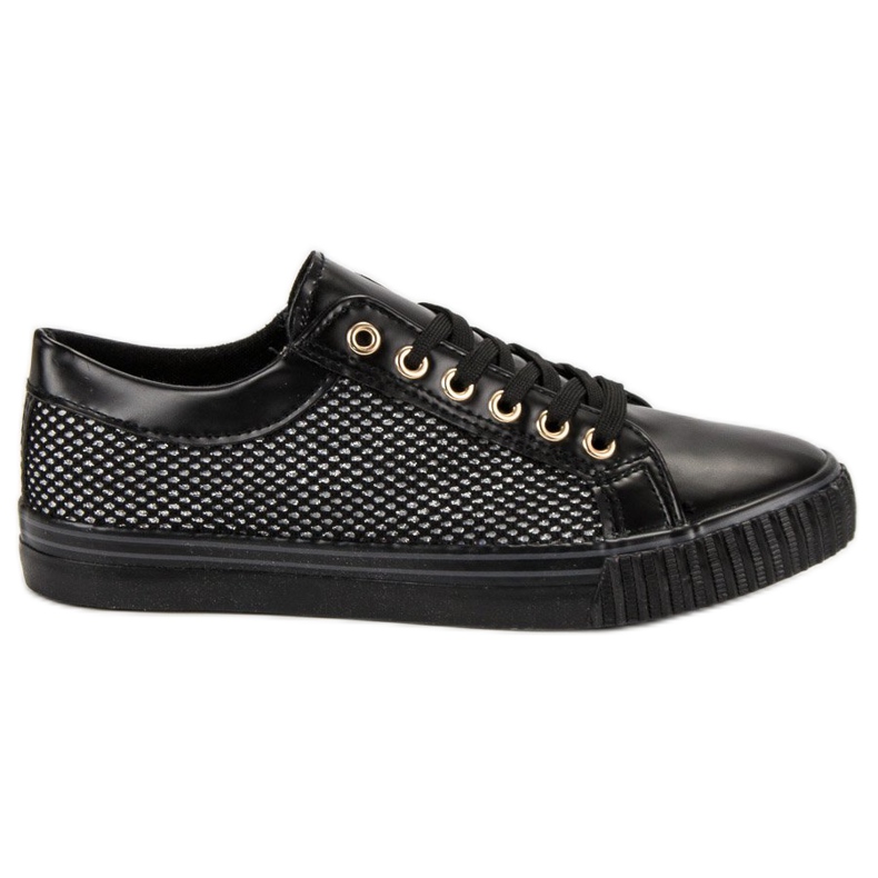 Sneakers Basse Con Rete nero