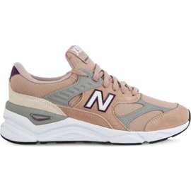 New Balance Wsx90rpa ricostruita in sabbia rosa con Team Away Grey grigio