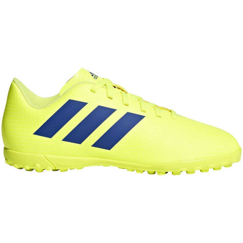 Scarpe da calcio Adidas Nemeziz 18.4 Tf Jr CM8522 giallo giallo