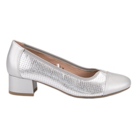 Vinceza Décolleté con tacco piatto grigio