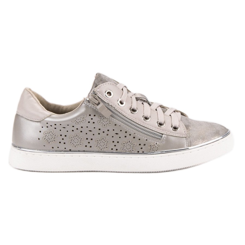Kylie Scarpe da ginnastica casual argento grigio