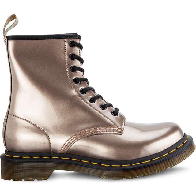 Dr. Martens 1460 vegano in oro rosa cromato giallo multicolore