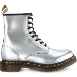 Dr. Martens Argento vegano cromato 1460 grigio