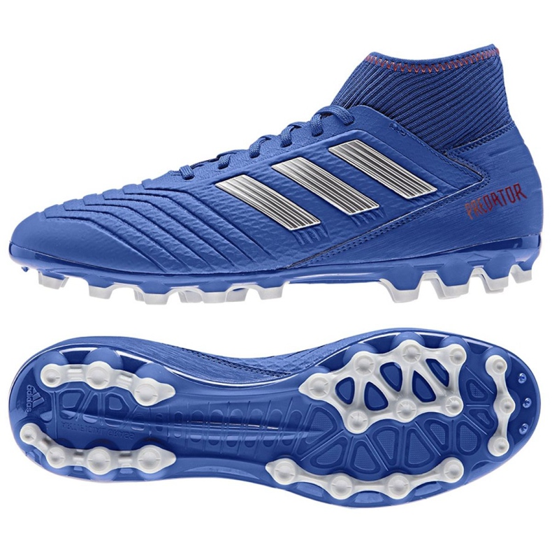Scarpe da calcio Adidas Predator 19.3 Ag M BC0297 blu blu