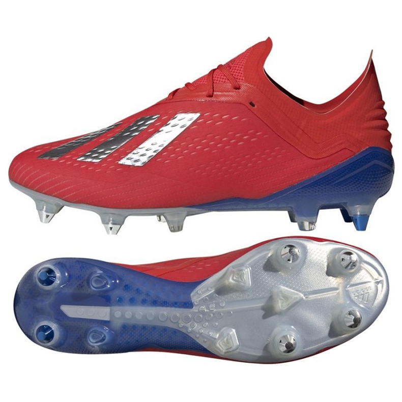 Scarpe da calcio Adidas X 18.1 Sg M BB9359 rosso rosso