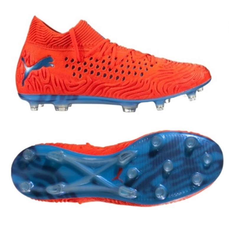 Scarpe da calcio Puma Future 19.1 Netfit Fg Ag M 105531 01 rosso rosso