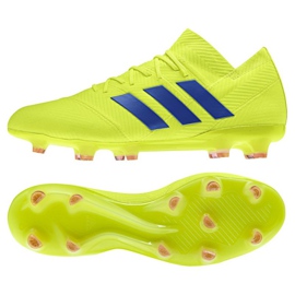 Scarpe da calcio Adidas Nemeziz 18.1 FG M BB9426 giallo