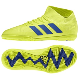 Scarpe indoor adidas Nemeziz 18.3 In Jr CM8512 giallo giallo