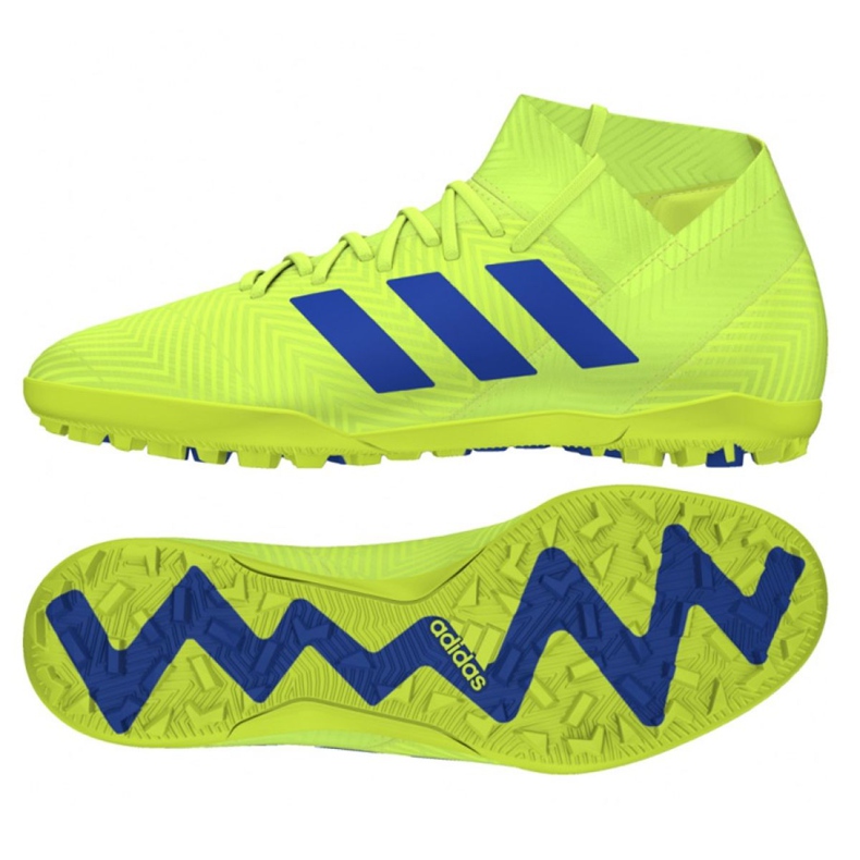 Scarpe da calcio Adidas Nemeziz 18.3 Tf M BB9465 giallo giallo