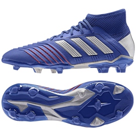 Scarpe da calcio Adidas Predator 19.1 Fg Jr CM8530 blu blu