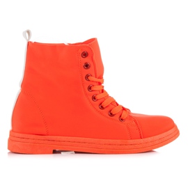 Small Swan Sneakers Arancione Fluo arancia