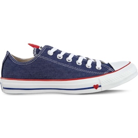 Converse C163308 Smalto Indaco Rosso Bianco blu