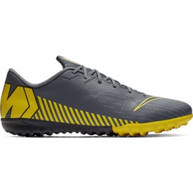 Nike Mercurial Vapor X 12 Academy Tf M AH7384-070 scarpe da calcio nero grigio