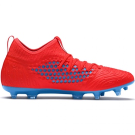 Scarpe da calcio Puma Future 19.3 Netfit Fg Ag M 105539 01 rosso arance e rosse