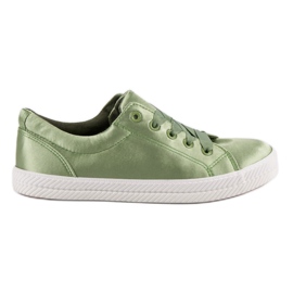 Kylie Scarpe da ginnastica in raso verde