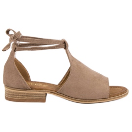 VINCEZA sandali beige