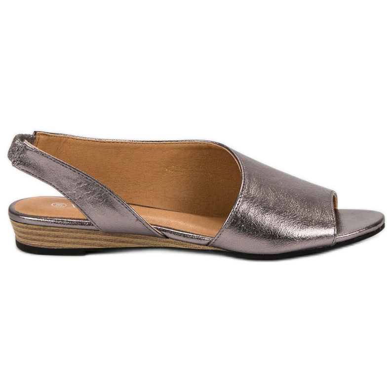 VINCEZA Slip On Sandali grigio