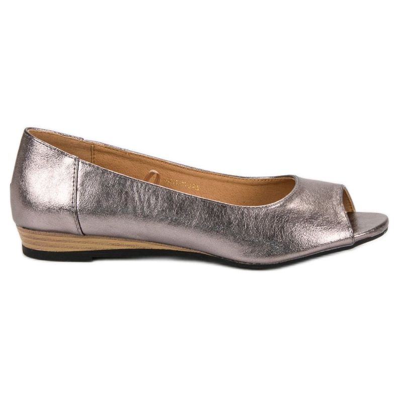 Ballerine Open Toe VINCEZA grigio