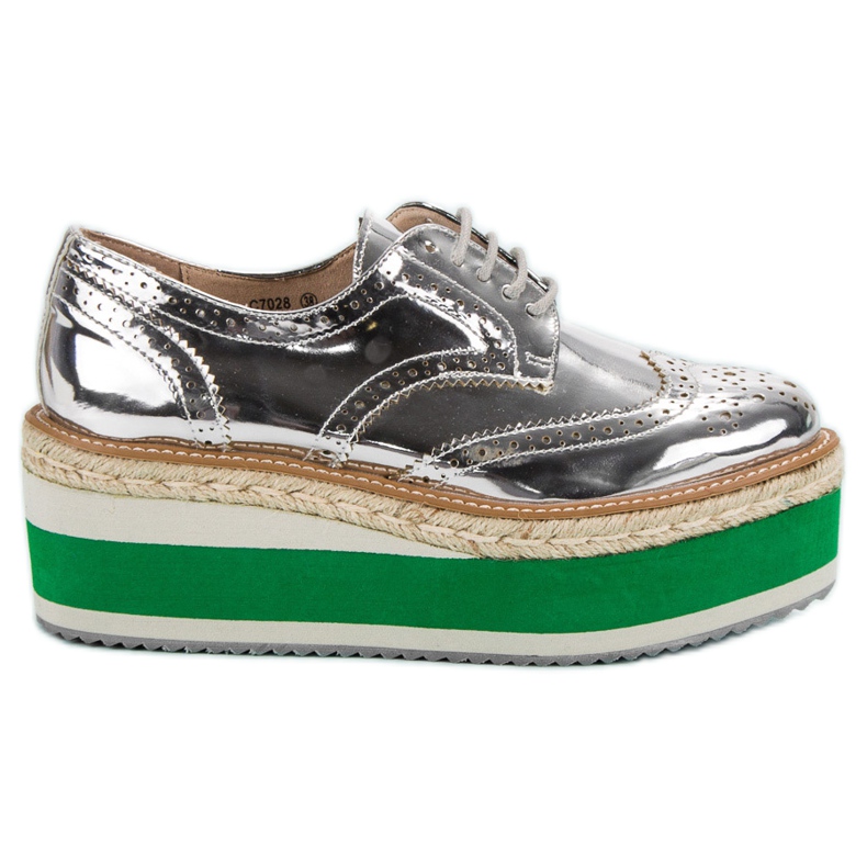 Corina Scarpe con zeppa alla moda grigio