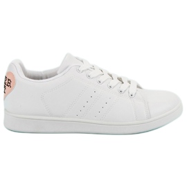 Sneakers Bianche Con Un Cuore bianco