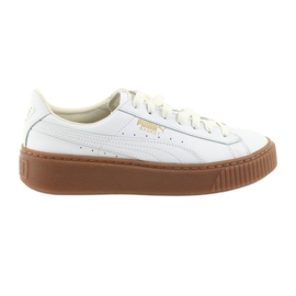 Puma Scarpa da donna Basket Platform Core W 001 bianco