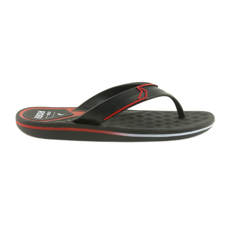 Rider 11315 infradito uomo gel nero rosso