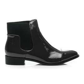Bestelle Stivaletti Chelsea laccati nero