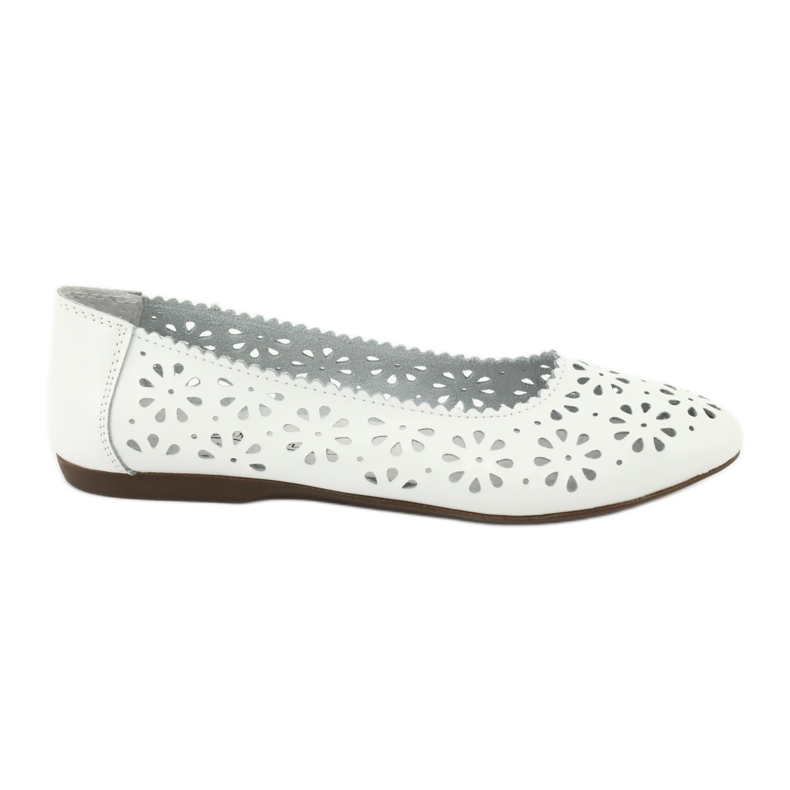 Ballerine bianche traforate Filippo 680 bianca