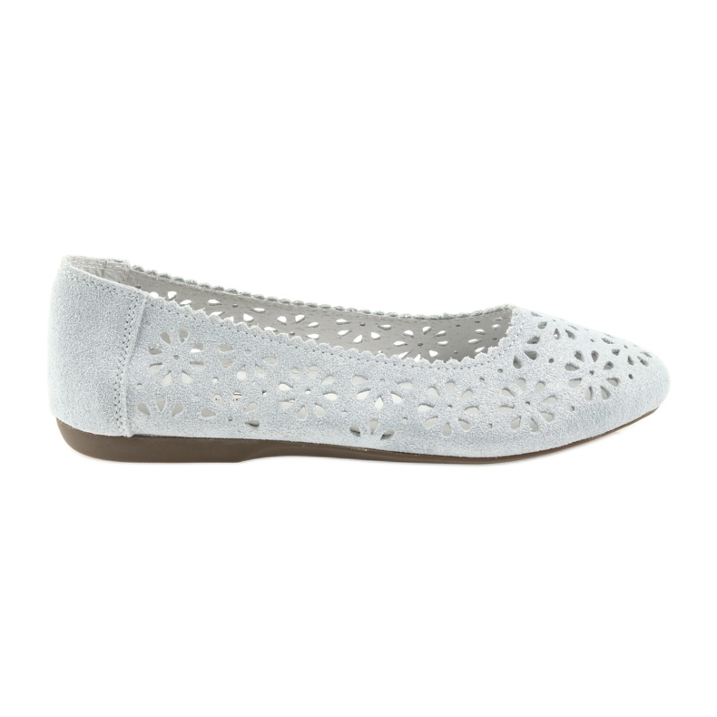 Ballerine traforate Filippo 680 grigio