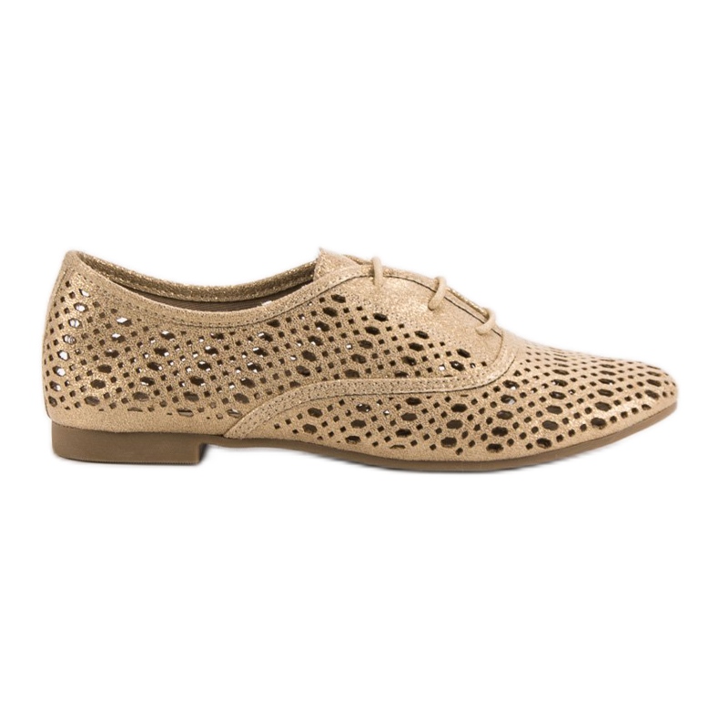 Corina Scarpe traforate dorate d'oro